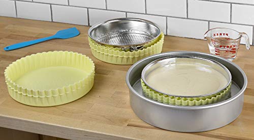 Cheesecake Pan Protector for 9,9.5 Inch Round Springform Pan,Silicone