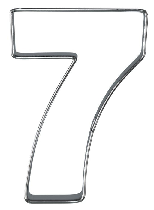 Bakerpan Stainless Steel Cookie Cutter Number 7 Shapes, 3 1/2 Inch - Set of 2