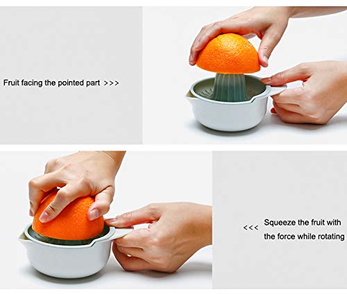 Lemon Juicer, Lemon Citrus, Manual Juicers, Orange Hand Squeezer Rotation Press, Easy To Clean, Disasher Safety