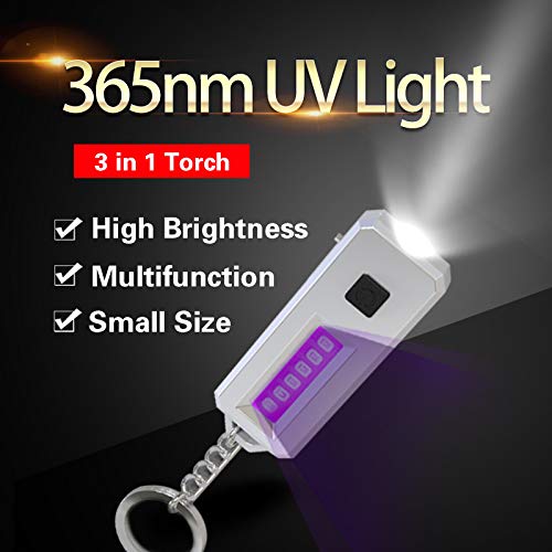 Magnetic Quick-Release Keyring Flashlight with COB LED Light