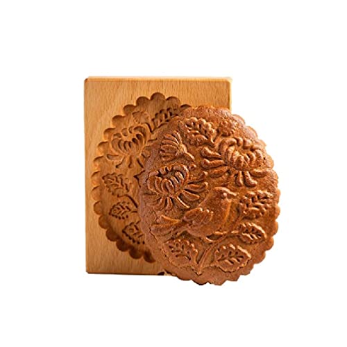 Fench Funny Wooden Cookie Molds for Baking, Carved Wooden Gingerbread Cookie Mold, Cookie Mold Cutter, Kitchen Wooden Cookie Mold