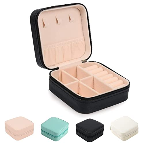 Travel Jewelry Case For Womenleather Small Jewelry Box,portable