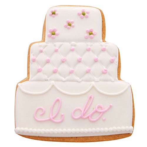 Ann Clark Cookie Cutters Wedding Cake Cookie Cutter, 3.75"