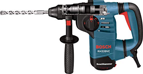 Bosch 118Inch Sds Rotary Hammer Rh328Vc With Variable Speed, Vibration Control, Bosch Blue