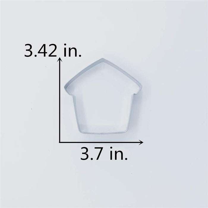 LILIAO Dog House Cookie Cutter - 3.7 x 3.4 inches - Stainless Steel