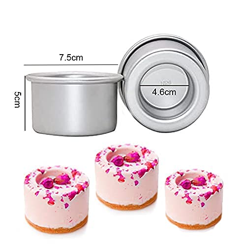 6 Inch Round Cake Pans Set of 6, Aluminum Baking Pans with Removable  Bottom, One-piece Molding & Leakproof Round Layer Cake Pans Tin Set for  Baking Cooking, Fit Oven/Pots/Pressure Cooker Home &