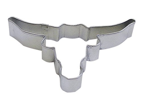 R&M Longhorn 4" Cookie Cutter in Durable, Economical, Tinplated Steel