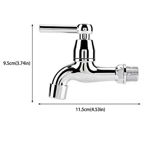 Water Faucet, Single Cold Water Tap for Kitchen, Laundry, Washing Machine, G1/2 Thread(#2)