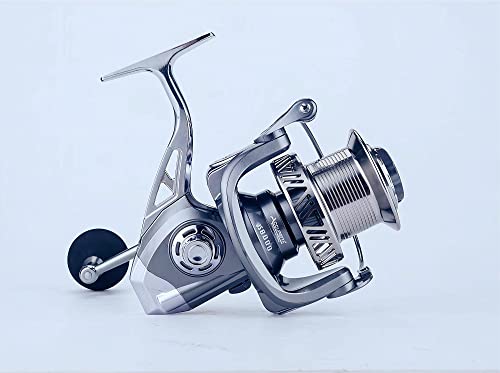 Accuretta Spinning Fishing Reels 8000 Surf Fishing Reel, 14+1 Stainless Bb Ultra Smooth Powerful Freshwater And Saltwater Fishing