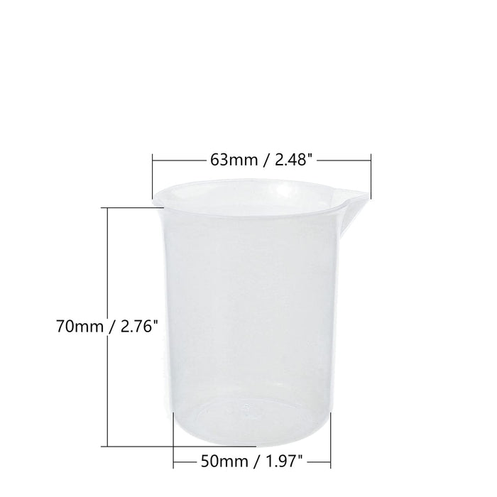 50-1000ml Plastic Graduated Measuring Cups Liquid Container Transparent Cups  US