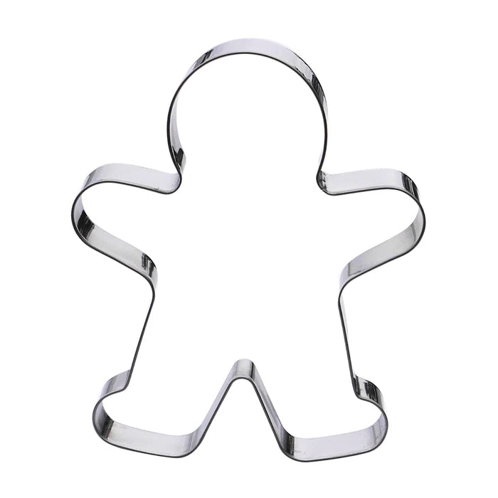 Gingerbread Man, Sweet Cookie Crumbs Cookie Cutter, Large 5.8" Stainless Steel, Dishwasher Safe
