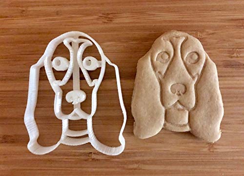 Basset Hound Cookie Cutter and Dog Treat Cutter - Face - 3 inch