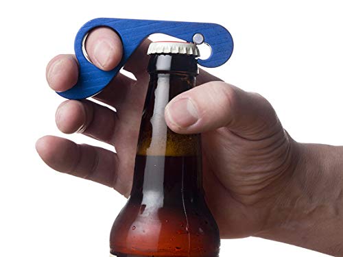 GrabOpener One Handed Grab Opener for Bottles, Blue — CHIMIYA