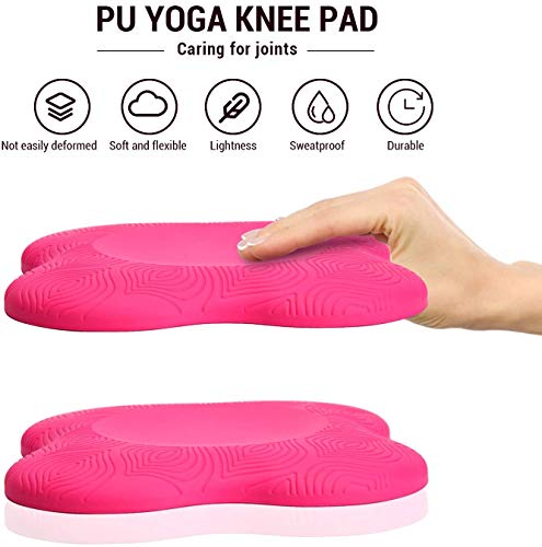 Zealtop Yoga Knee Pad Cushion Extra Thick For Knees Elbows Wrist Hands Head Foam Yoga Pilates Work Out Kneeling Pad