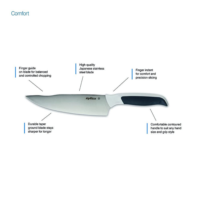 Zyliss Control Santoku Knife - Professional Kitchen Cutlery