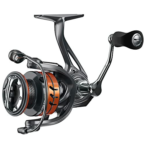 Cadence Vigor Spinning Reel 9+1 Bb Fishing Reel With Lightweight Magnesium Frame, Smooth Powerful Spinning Reels With Highspeed