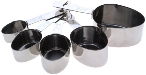 Stainless Steel Measuring Cup Set, 5 piece