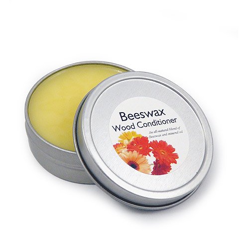 Beeswax Furniture Polish & Conditioner for Wood (Lavender 3.4 Fl Oz)  Enhances the Natural Beauty of Oak Pine Beech & More Seals & Protects for a