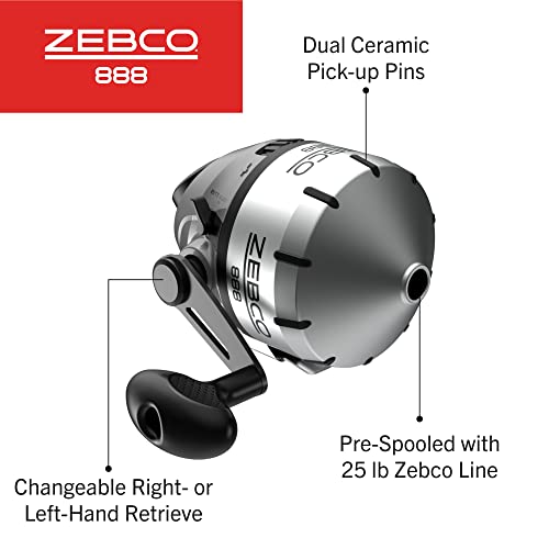 Zebco 888 Spincast Fishing Reel, Size 80 Reel, Changeable Right Or Lef —  CHIMIYA