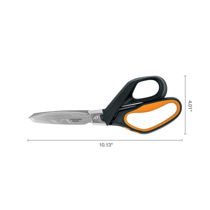 Fiskars 710150-1001 PowerArc Shears (10 Inch) & Gardening Tools: Bypass Pruning Shears, Sharp Precision-ground Steel Blade, 5/8” Plant Clippers (91095935J)