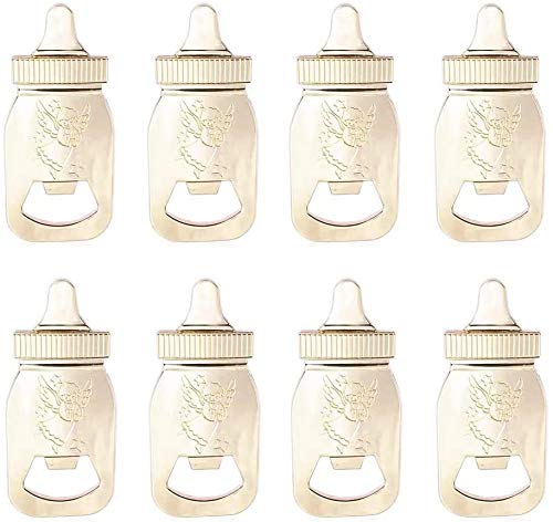 Amajoy 30 Pack Poppin Baby Bottle Shaped Bottle Opener Baby Shower Favors for Guests 1st Birthday s for Guest Wedding Favor Party