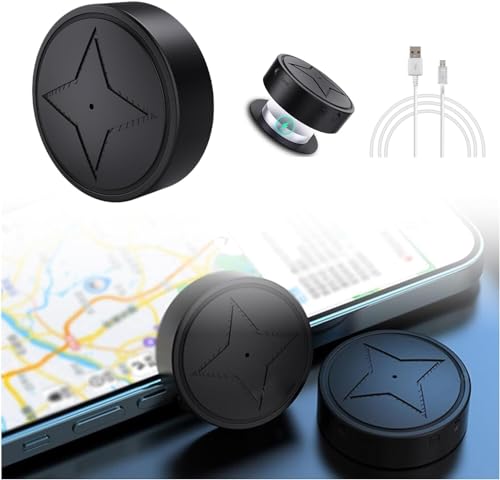 GPS Tracker for Vehicles Strong Magnetic Car Vehicle Tracking AntiLost, MultiFunction GPS Mini Locator, Monitoring for Profession