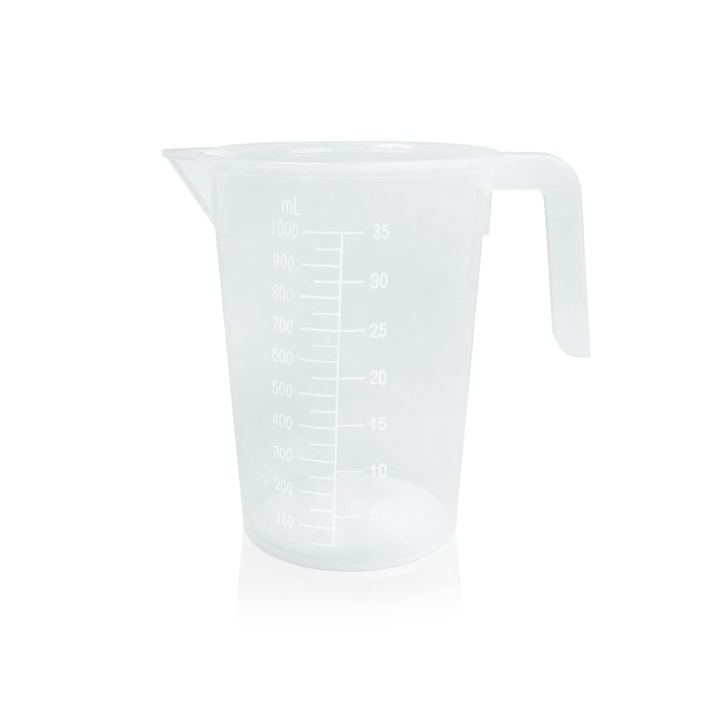 Roshtia 2 Pcs Measuring Cup Clear 1 Quart Plastic Measuring Cup Measuring  Pitchers Easy to Read Stackable Dishwasher Safe for Vinegar Flour Liquid Oil