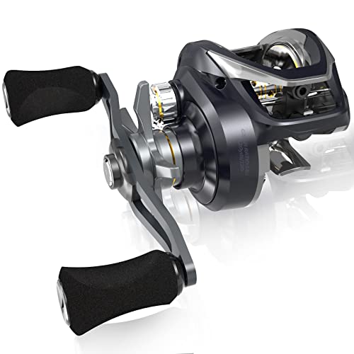 Tempo Persist Fishing Reels, Freshwater and Saltwater Spinning Reel, with Harder GV-5H Rotor, 7 + 1 Sealed Ball Bearing, Max Drag Up to 30.9 lbs
