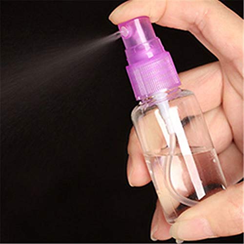 Art&Beauty 30ML Portable Refillable Plastic Fine Mist Perfume Make Up Clear Empty Spray Sprayer Bottle Cosmetic Atomizers PET Spray Bottles Pump(4pcs)