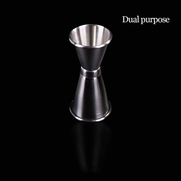 Double Jigger 0.5 & 1 oz 304 Stainless Steel with Recipe 15ml & 30ml M —  CHIMIYA
