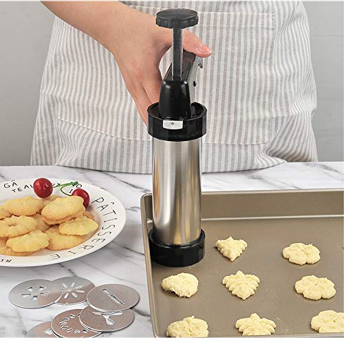 How to use biscuit maker / cookie press 
