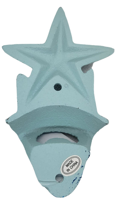 Cast Iron Wall Mounted Starfish Bottle Opener by GSM