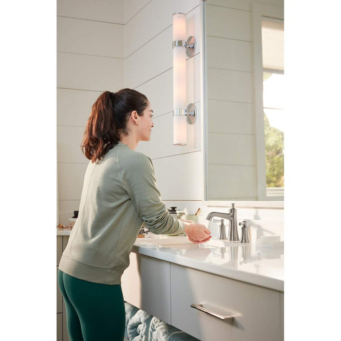 hansgrohe Joleena Transitional 2-Handle 3 7-inch Tall Bathroom Sink Faucet in Brushed Nickel, 04774820