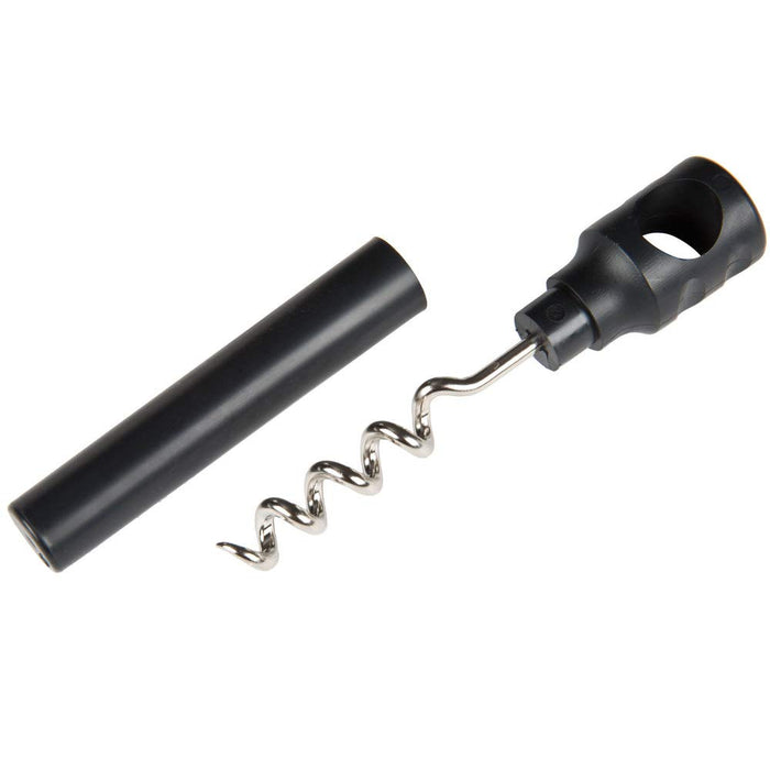 Hand-Held T-Shaped Mini Pocket Corkscrew - Box of 12 (Black)