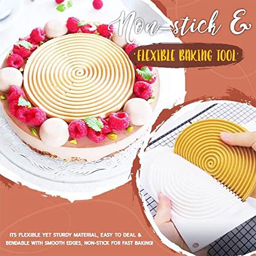 Silicone Cake Pan, Non Stick, Circular Flower Cake Mold, For