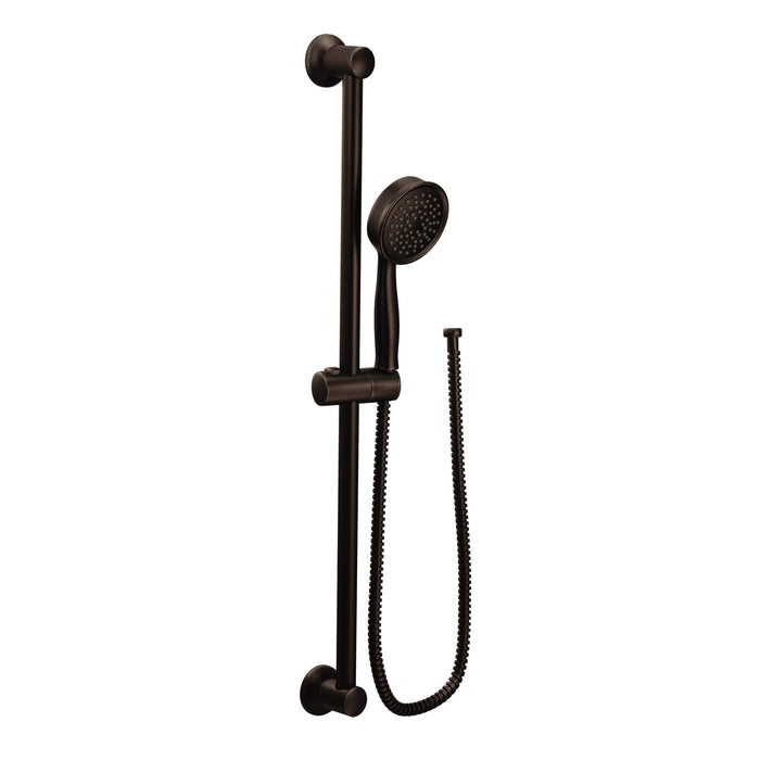 Moen Eco-Performance Oil-Rubbed Bronze Handheld Showerhead with 69-Inch-Long Hose Featuring 24-Inch Slide Bar, 3668EPORB
