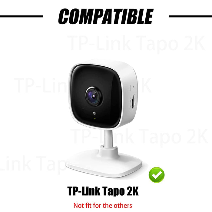 Wall Mount Compatible with TP-Link Tapo C210/ C200 and Kasa Indoor Pan/Tilt  Smart Security Camera Bracket/Holder for Home/Apartment