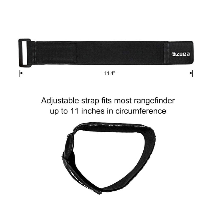 ZOEA Magnetic Rangefinder Mount Strap for Golf Cart Railing, Adjustable Rangefinder Mount/Holder/Strap/Band with Strong Magnet Securely Attach to Most Rail/Bar/Frame of Golf Cart