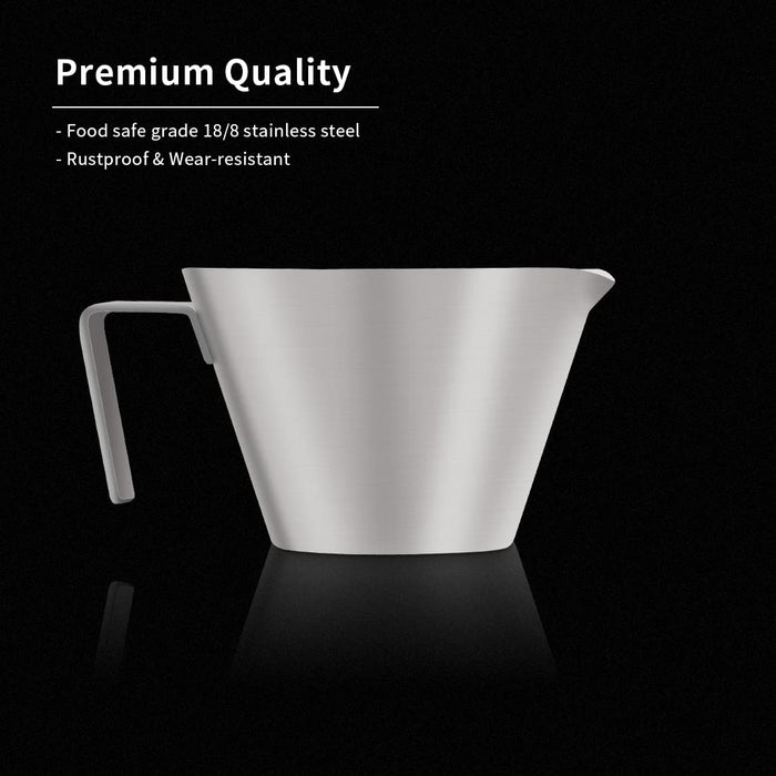 Espresso Measuring Cup Stainless Steel - Set of 2pcs Espresso Shot Cup —  CHIMIYA