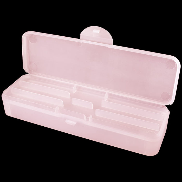Beauticom Double-Layer Personal Storage Storage Case for Professional Nail Art Pens, Nail Brush, Tools (Pink)