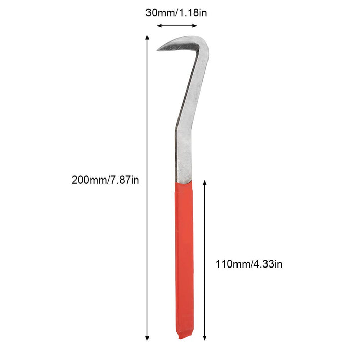 Bonsai Scraper Professional Steel Sharp Garden Fruit Tree Grafting Engraving Tool with Long Neck and Handle