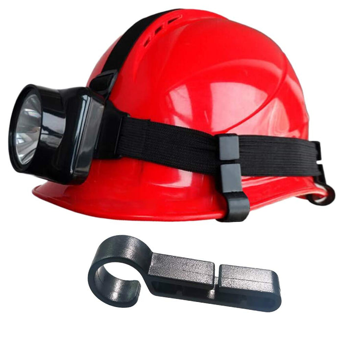 10 Pcs Helmet Clips for Headlamp,Headlamp Hook,hard hat Light Clip,Helmet Clip,Hard Hat Accessory Easily Mount Headlamp on Narrow-Edged Helmet