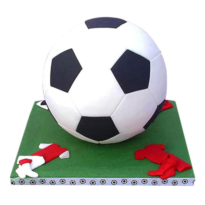 SAKOLLA Soccer Ball Cookie Cutter, Hexagon Cookie Cutter, Football Cake Decorations - 4 Sizes Biscuit Cutters/Sandwiches Cutter