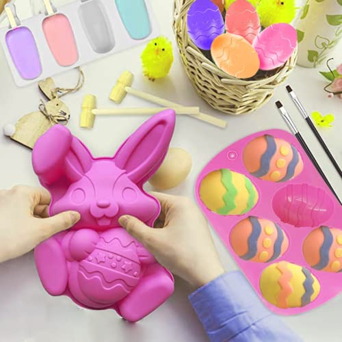 Easter Egg Shaped Silicone Chocolate Candy Mold, Baking Molds for