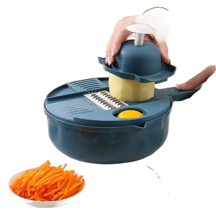 Multifunctional Vegetable Slicer with Basket Fruit Potato Chopper