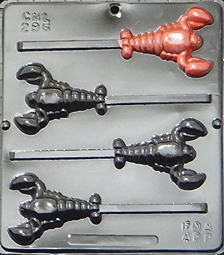 Lobster Lollipop Chocolate Candy Mold 296