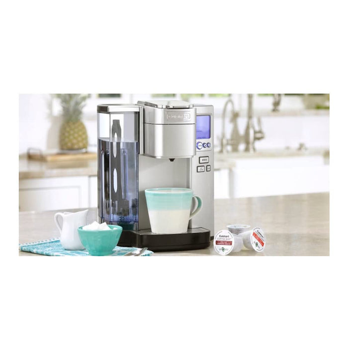 uisinart SS10P1 Premium Single Serve offeemaker with offee anister 1 ups and Handheld Milk Frother Bundle 3 Items