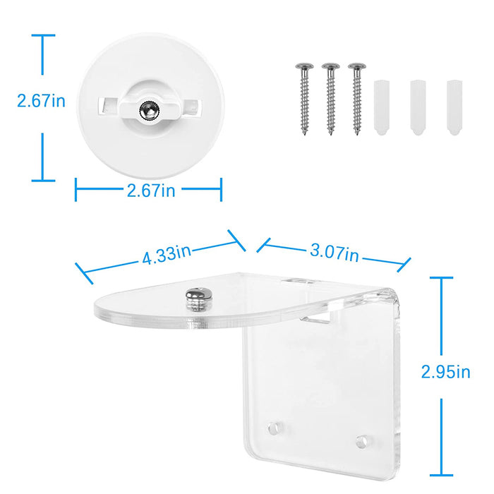 Wall Mount for TP-Link Tapo C210 2K Pan Tilt Security Camera and TP-Link  Tapo C200