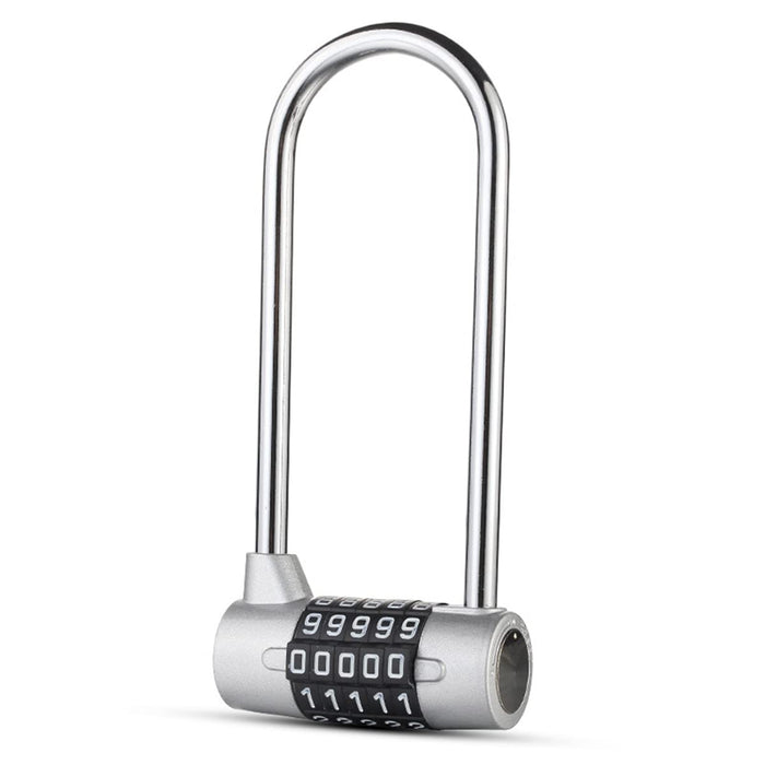 ORIA 5 Digit Combination Padlock, Lengthened Combination Lock, Long Shackle  Gym Lock, Luggage Travel Lock, Updated Safety Lock for Gym Locker
