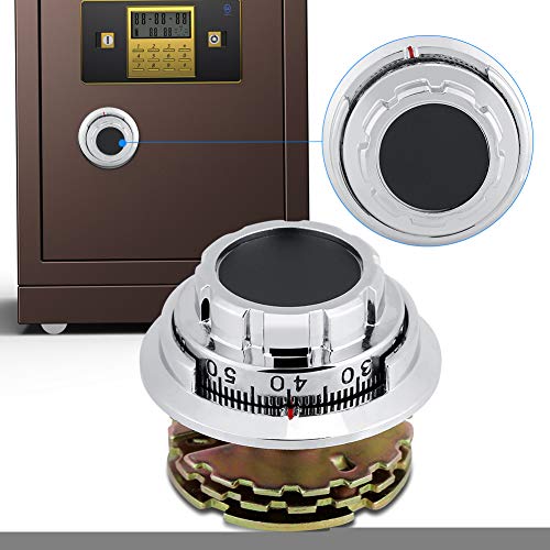 Metal Chromed Plating Coded Dial Lock,Home Security Jewelry Safe Box Cabinet Combination Lock,3 Disc Lock Cash Chest Safe Box,Digit Mechanical Dial Lock Anti-Theft